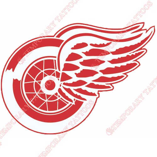 Detroit Red Wings Customize Temporary Tattoos Stickers NO.140